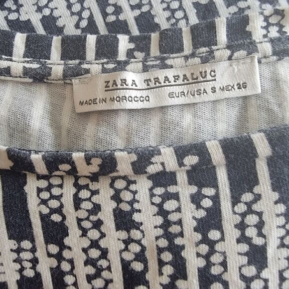 Zara Trafaluc Floral Peplum Top. Size S. - Picture 5 of 8